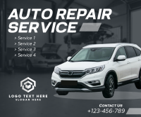 Auto Repair Service Facebook Post