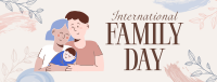 Floral Family Day Facebook Cover Image Preview