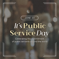 Celebrate Public Servants Instagram Post