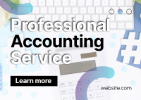 Professional Accounting Service Postcard