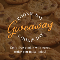 Cookie Giveaway Treats Instagram Post