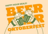 Oktoberfest Promo Postcard