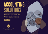 Accounting Solutions Postcard