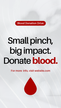 Blood Donation Drive Facebook Story Design