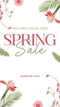 Sale of Spring Facebook Story