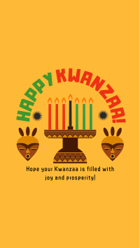 Kwanzaa Badge Facebook Story