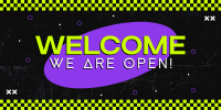 Neon Welcome Twitter Post