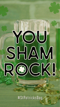 St. Patrick's Shamrock Facebook Story