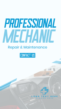 Automotive Professional Mechanic Instagram Story