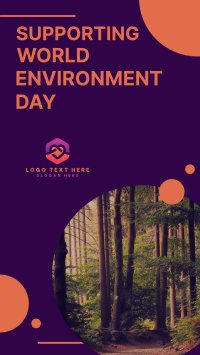 Supporting World Environment Day Facebook Story