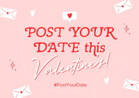 Your Valentine's Date Postcard