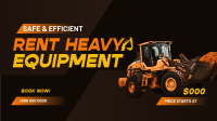 Heavy Equipment Rental Facebook Event Cover