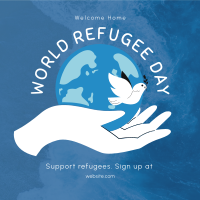 Refugee Earth Instagram Post