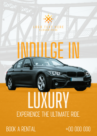 Luxury Car Rental Flyer