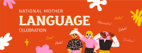 Celebrate Mother Language Day Facebook Cover
