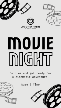 Movie Film Night Instagram Story