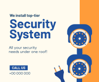 Security System Installation Facebook Post