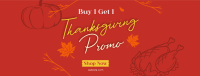 Thanksgiving Buy 1 Get 1 Facebook Cover