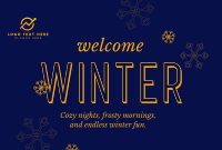 Winter Greeting Pinterest Cover