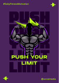 Push Your Limit Fitness Flyer