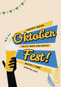 Oktoberfest Beer Promo Poster