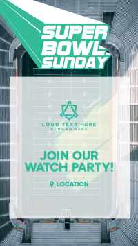 Super Bowl Sunday Facebook Story Design