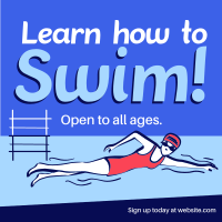 Summer Swimming Lessons Instagram Post