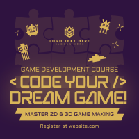 Game Making Course Linkedin Post