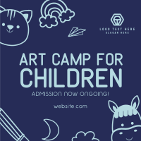 Art Camp for Kids Linkedin Post