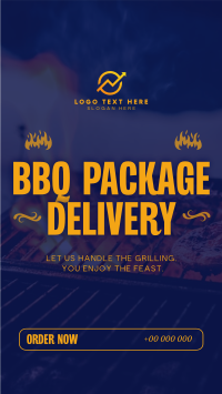 Barbecue Package Delivery Instagram Story