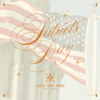 Remembering Patriot's Day Instagram Post Design