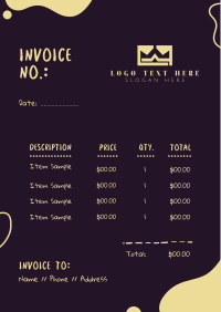 Hand Drawn Invoice