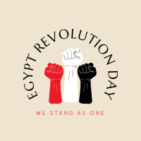 Egyptian Revolution Instagram Post Design