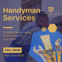 Handyman Services Instagram Post