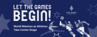 Quirky Olympic Games Facebook Cover Image Preview