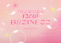 New Business Coming Soon Postcard