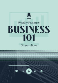 Business Talk Podcast Flyer