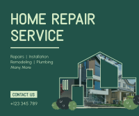 Home Repair Service Facebook Post