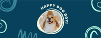 Graphic Happy Dog Day Facebook Cover