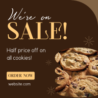 Baked Cookie Sale Instagram Post