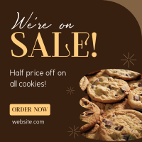 Baked Cookie Sale Instagram Post Image Preview