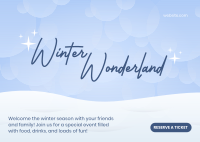 Winter Wonderland Postcard