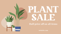 Quirky Plant Sale Facebook Event Cover