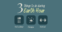 Earth Hour Activities Facebook Ad