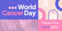 Funky World Cancer Day Twitter Post