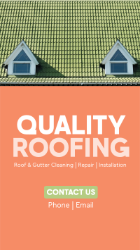 Trusted Quality Roofing Instagram Story