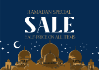 Celebrating Ramadan Sale Postcard