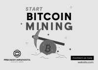 Start Crypto Mining Postcard