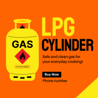 Gas Cylinder Instagram Post