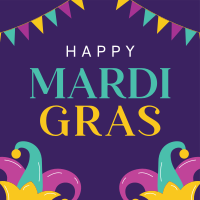 Mardi Gras Celebration Instagram Post Image Preview